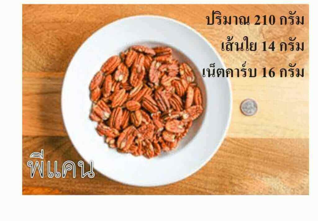 พีแคน เน็ตคาร์บ 16 กรัม